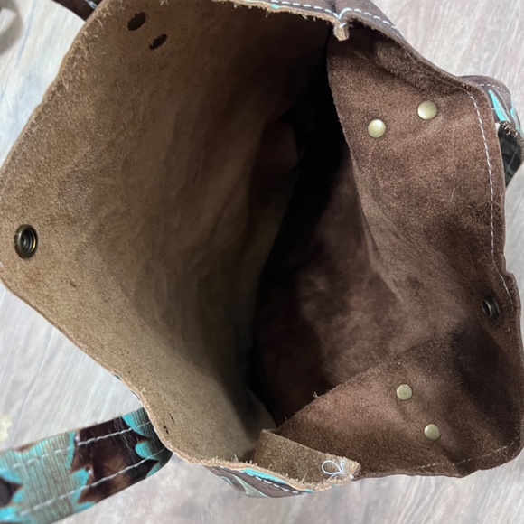 Dancing Cactus Designs Leather Tote - Picture 3 of 4